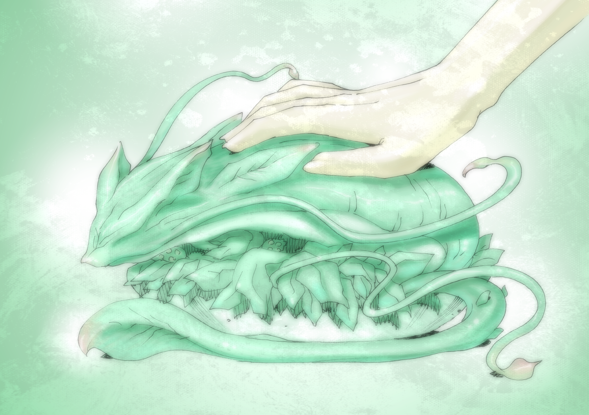 「眠猫草(ねむりねこぐさ)」イメージイラスト